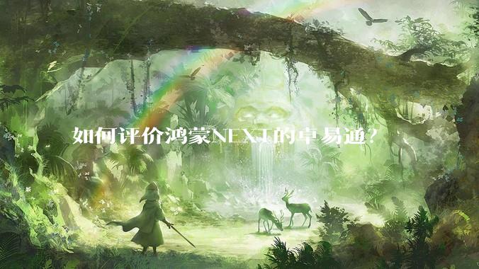 如何评价鸿蒙NEXT的卓易通？